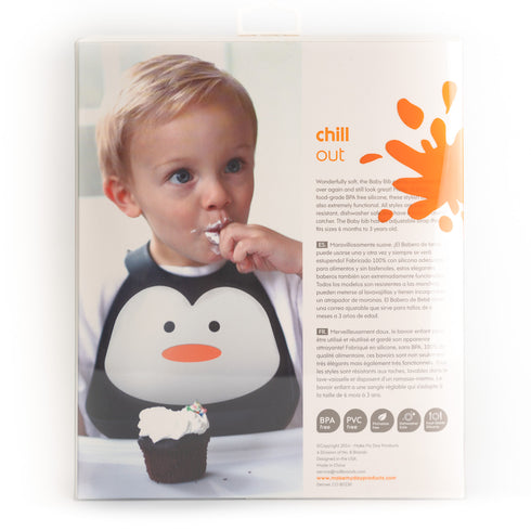 Baby Bib - Penguin-Matakana Pharmacy